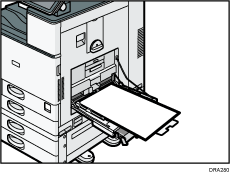 Imagem da bandeja de alimentação manual