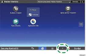 İşlem paneli ekran çizimi