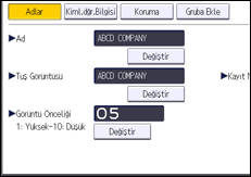 İşlem paneli ekran çizimi