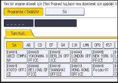 İşlem paneli ekran çizimi