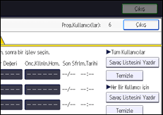 İşlem paneli ekran çizimi