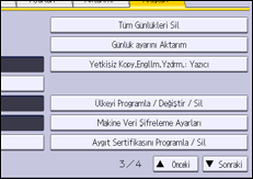 İşlem paneli ekran çizimi