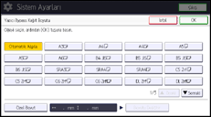 İşlem paneli ekran çizimi