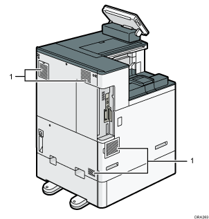 Main unit illustration numbered callout illustration