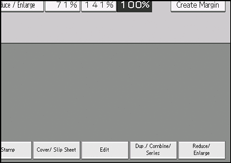 Operation panel screen illustration