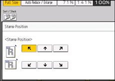Operation panel screen illustration