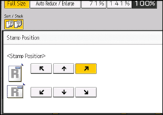 Operation panel screen illustration