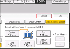 Operation panel screen illustration