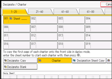 Operation panel screen illustration