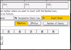 Operation panel screen illustration