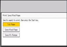Operation panel screen illustration