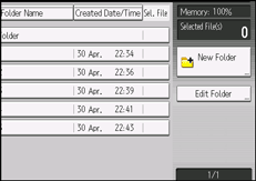 Operation panel screen illustration