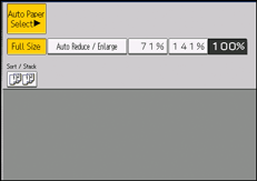 Operation panel screen illustration