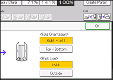 Operation panel screen illustration