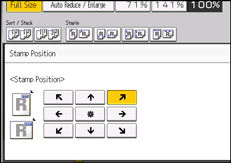 Operation panel screen illustration