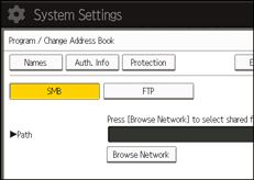 Operation panel screen illustration
