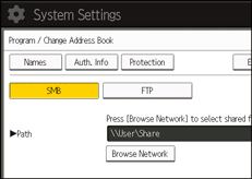 Operation panel screen illustration