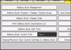operation panel screen illustration