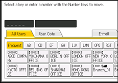 operation panel screen illustration