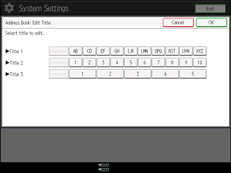 operation panel screen illustration