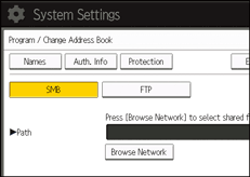 Operation panel screen illustration