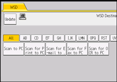 Operation panel screen illustration