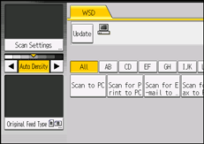 Operation panel screen illustration