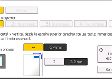 Ilustración de la pantalla panel de mandos