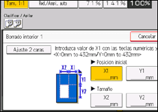 Ilustración de la pantalla panel de mandos