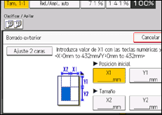 Ilustración de la pantalla panel de mandos