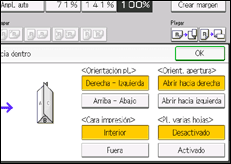 Ilustración de la pantalla panel de mandos