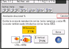 Ilustración de la pantalla panel de mandos