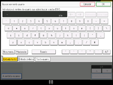 Ilustración de la pantalla panel de mandos