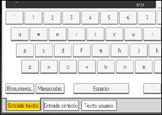 Ilustración de la pantalla panel de mandos