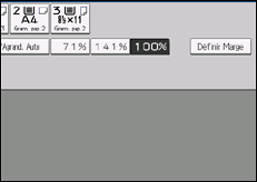 Illustration de l'écran du panneau de commande
