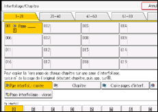 Illustration de l'écran du panneau de commande