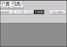Illustrazione della schermata sul pannello di controllo
