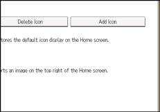 Illustrazione della schermata sul pannello di controllo