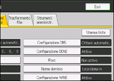 Illustrazione pannello operativo