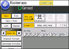 Afbeelding van bedieningspaneel