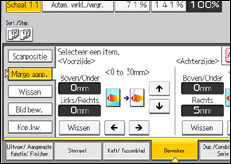 Afbeelding van bedieningspaneel
