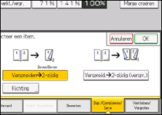 Afbeelding van bedieningspaneel