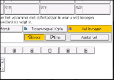 Afbeelding van bedieningspaneel