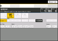 Afbeelding van bedieningspaneel
