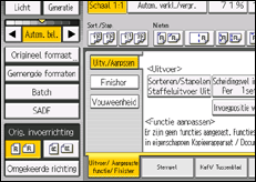 Afbeelding van bedieningspaneel