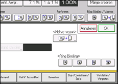 Afbeelding van bedieningspaneel
