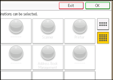 Afbeelding van bedieningspaneel