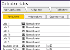 Afbeelding van bedieningspaneel
