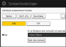 Afbeelding van bedieningspaneel