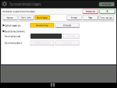 Afbeelding van bedieningspaneel